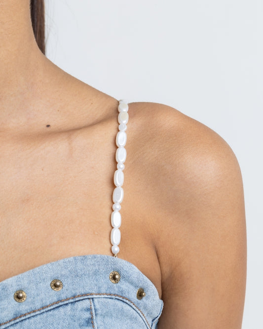 Pearl Beaded Bra Straps