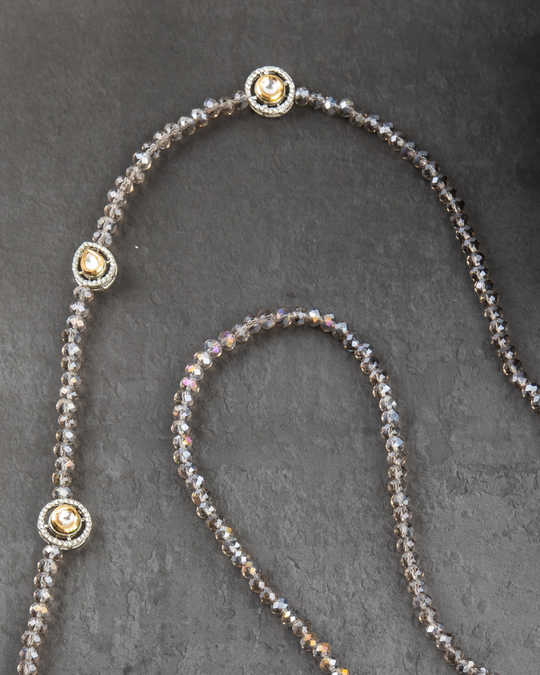 Moonlight Kundan Beaded Bra Straps & Phone Chain Bundle