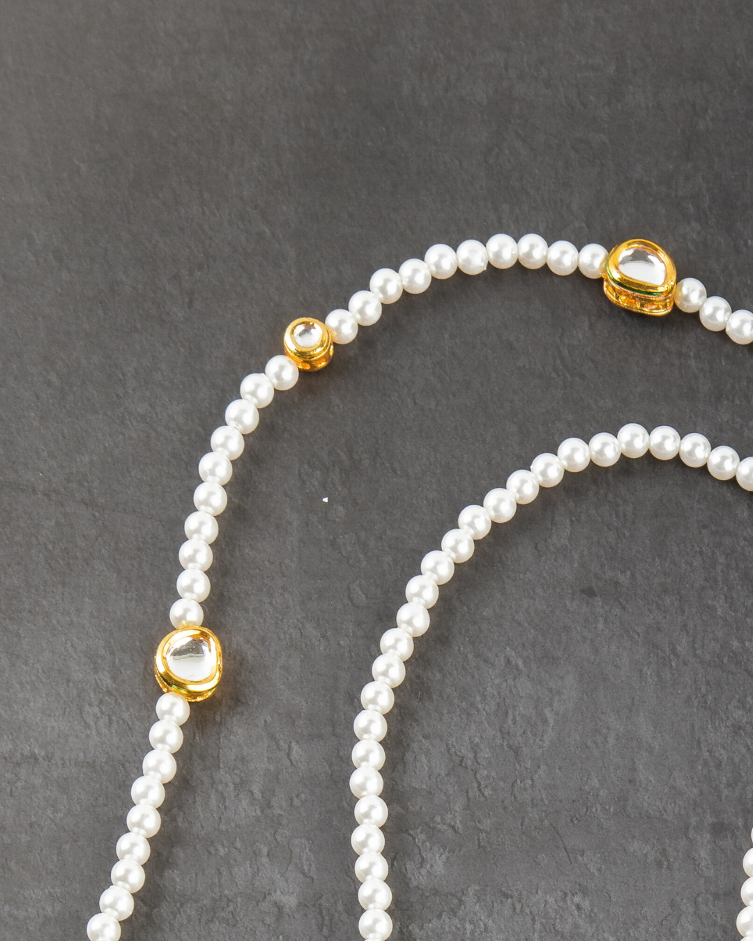 Classic Kundan & Pearls Blend Phone Chain / Lanyard