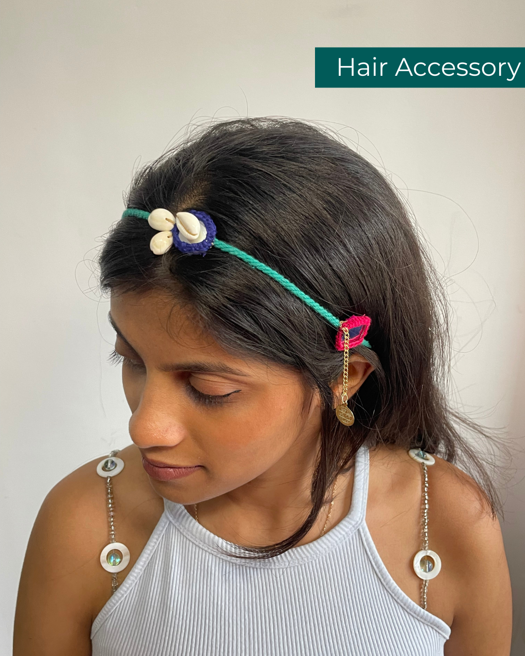 Green Boho Phone Chain - 3 in 1 OddEven Accessory