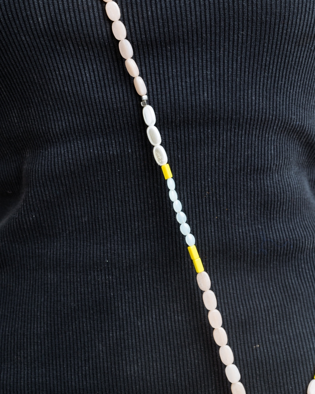 Multicolor Pastel Beaded Phone Chain