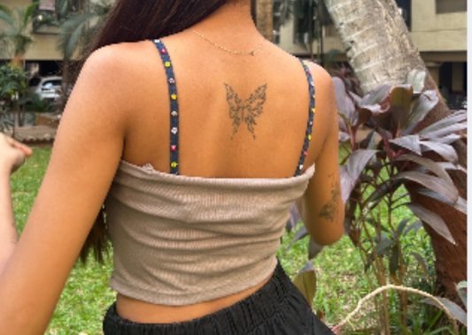 How Gen Z is Redefining beaded bra straps as Outerwear