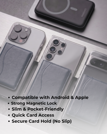 Blue Magsafe Card Holder
