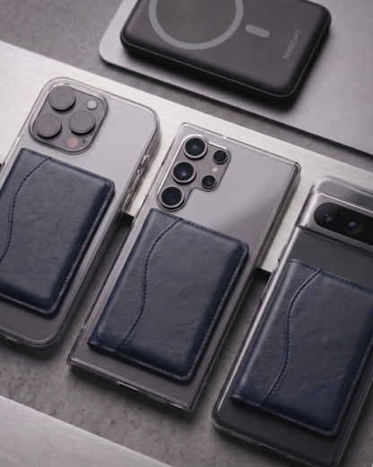 Blue Magsafe Card Holder