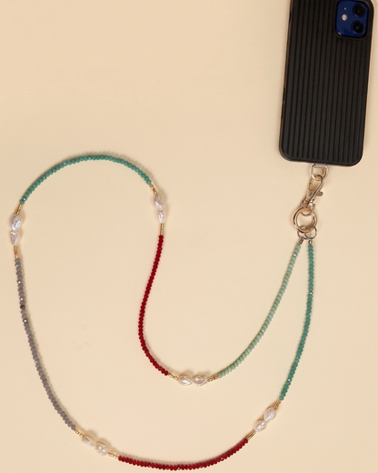 Candy Pop Pearl Crossbody Phone Chain/Lanyard