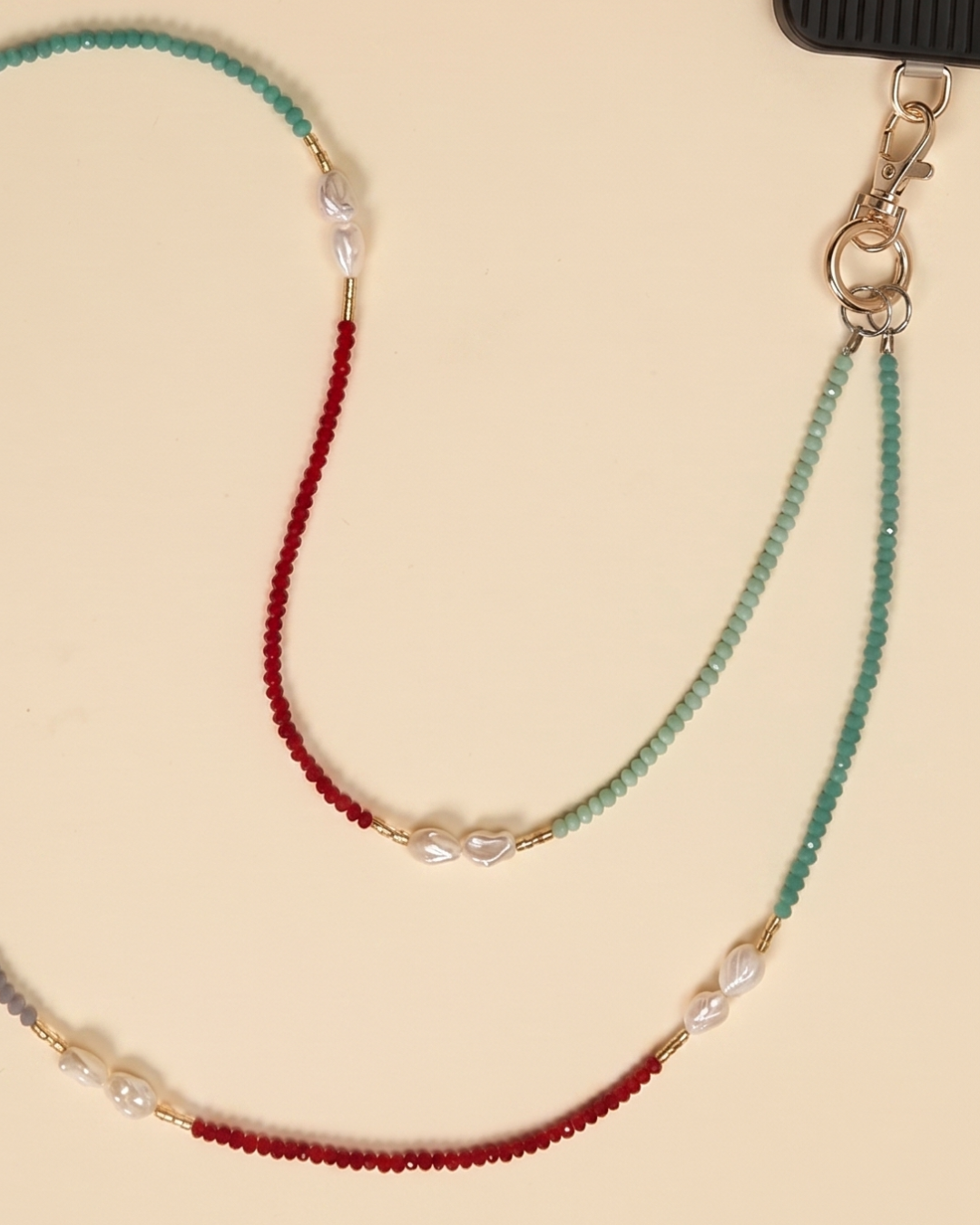 Candy Pop Pearl Crossbody Phone Chain/Lanyard