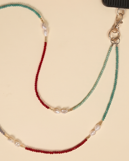 Candy Pop Pearl Crossbody Phone Chain/Lanyard