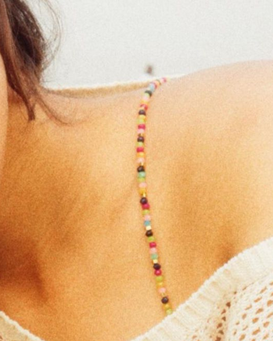 Mix Fruit Sorbet Beaded Bra Straps