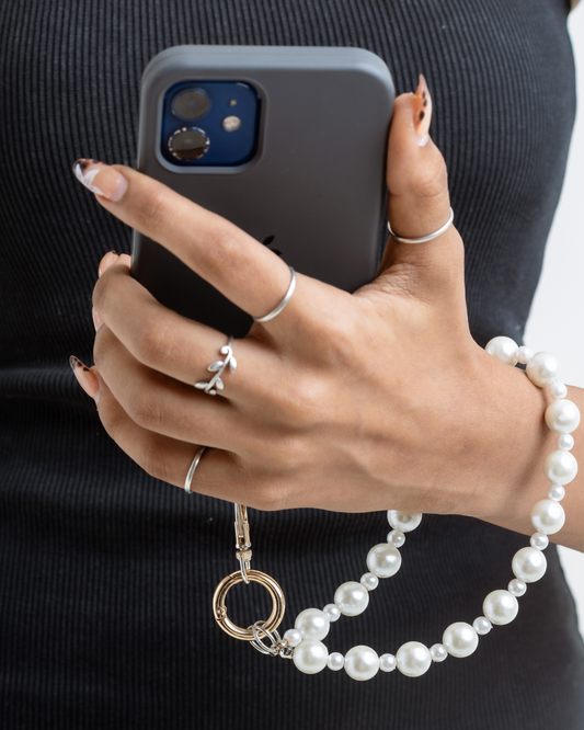 Pearl Wrist Phone Charm/ Bag Charm