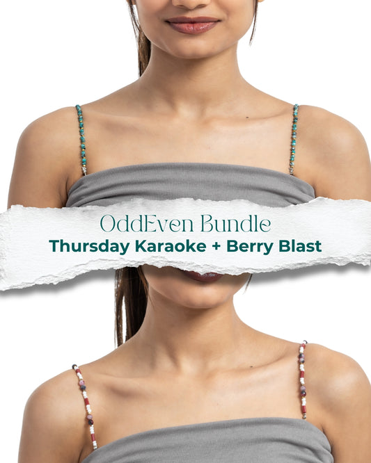 Thursday Karaoke  + Berry Blast Beaded Bra Straps (Bundle)