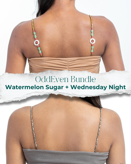 Watermelon Sugar + Wednesday Night Beaded Bra Straps (Bundle)