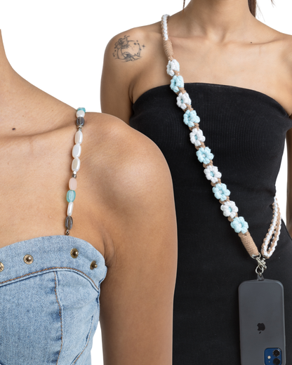 Signature Beaded Bra Straps & Phone Chain Bundle