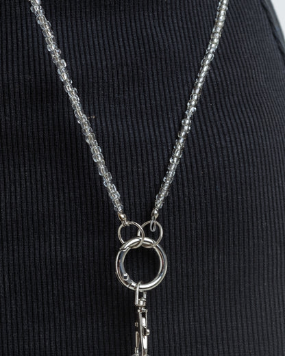 Transparent Beaded Phone Chain