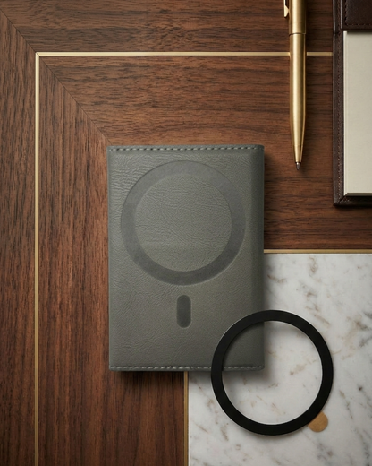 Grey Magsafe Card Holder